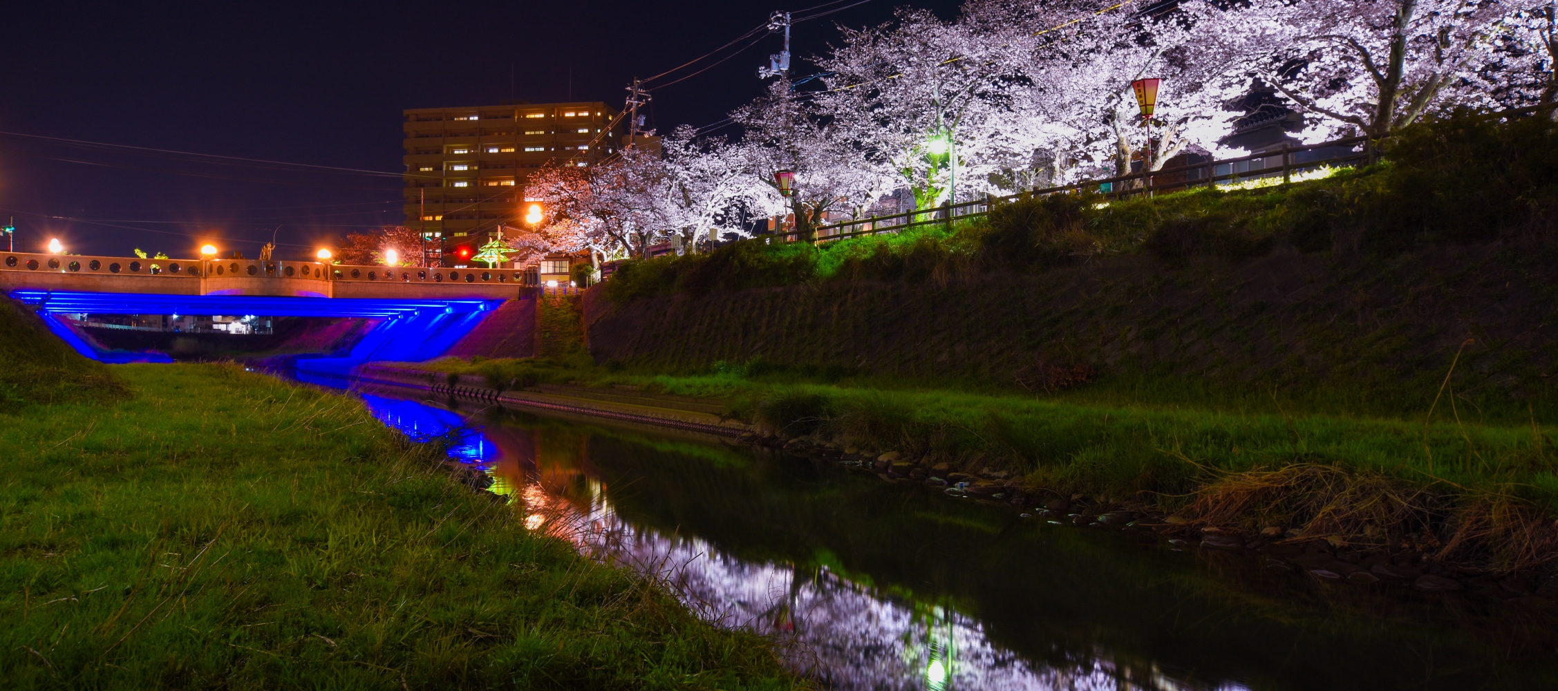illumination design around FUKUROGAWA River